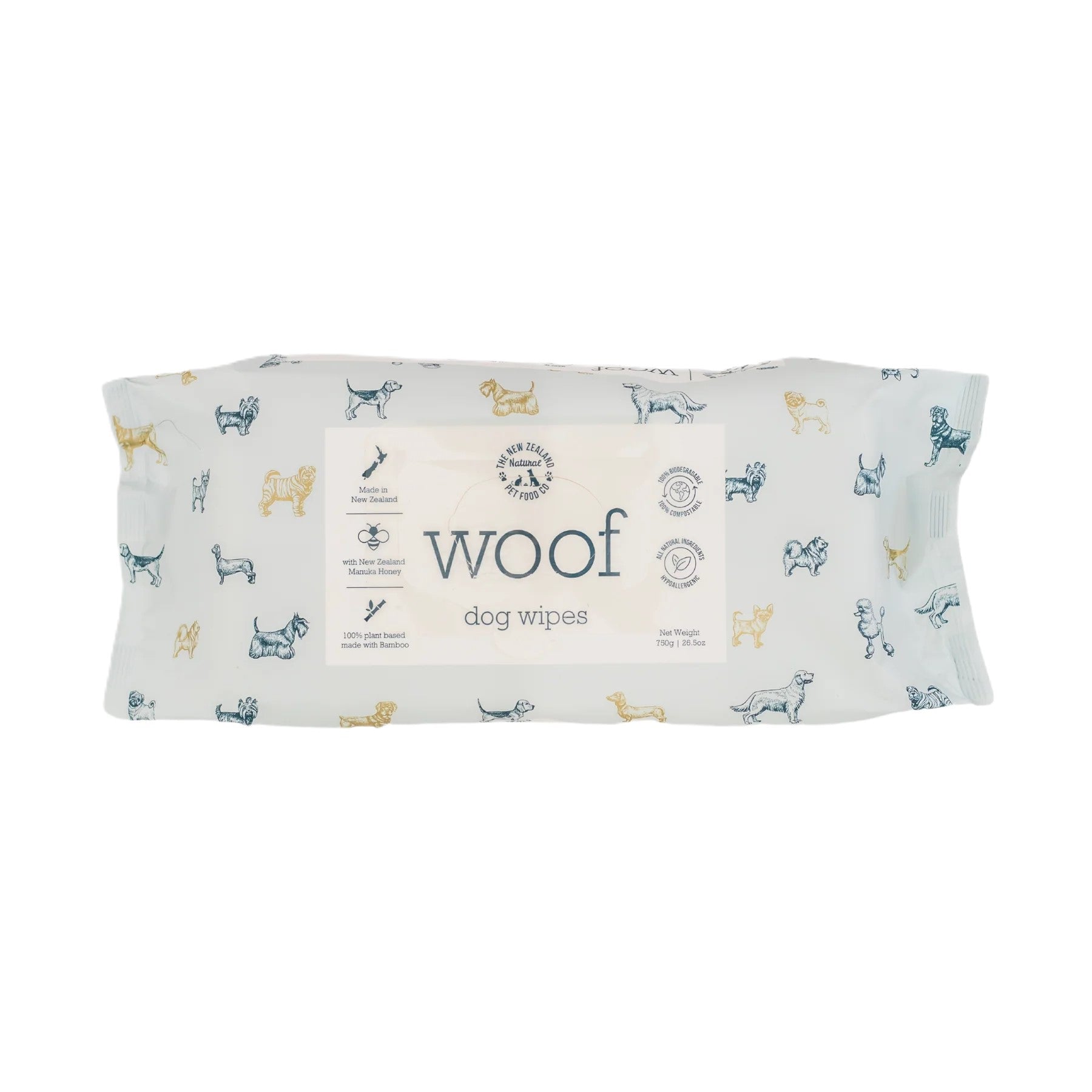Woof🐶🐱Manuka Honey Wipes 80ct