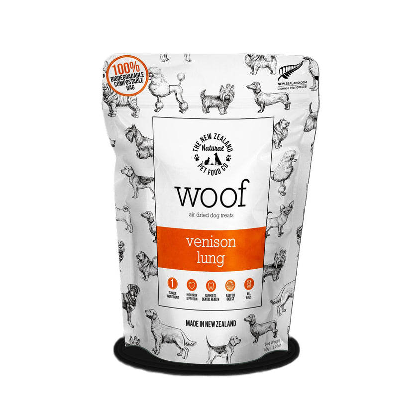 Woof🐶Air Dried Venison Lung 1.76oz