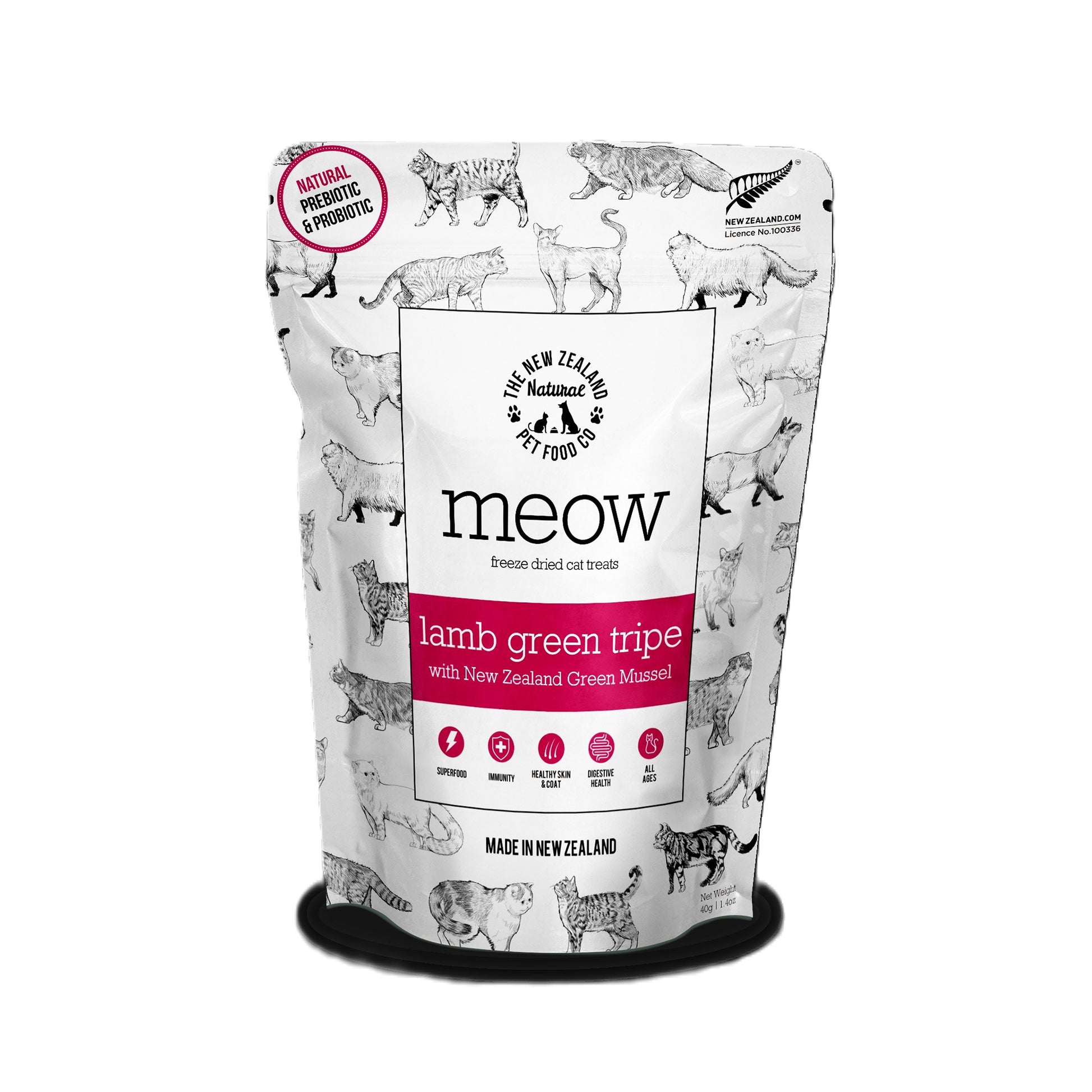 Meow🐱Freeze Dried Lamb Green Tripe 1.4oz