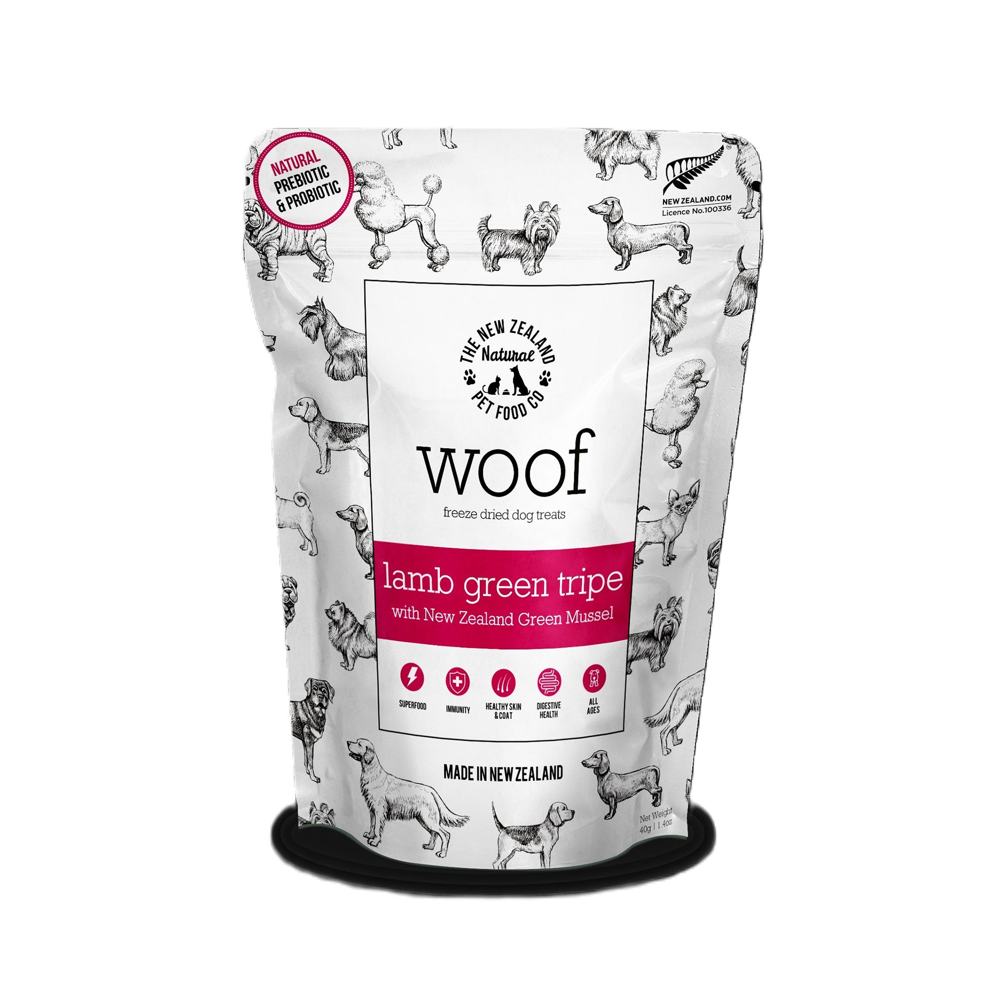 Woof🐶Freeze Dried Lamb Green Tripe 1.4oz