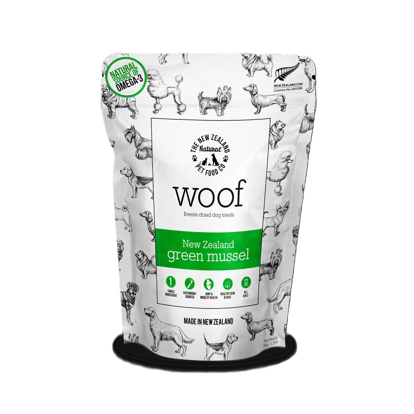 Woof🐶Freeze Dried Green Lipped Mussel 1.76oz