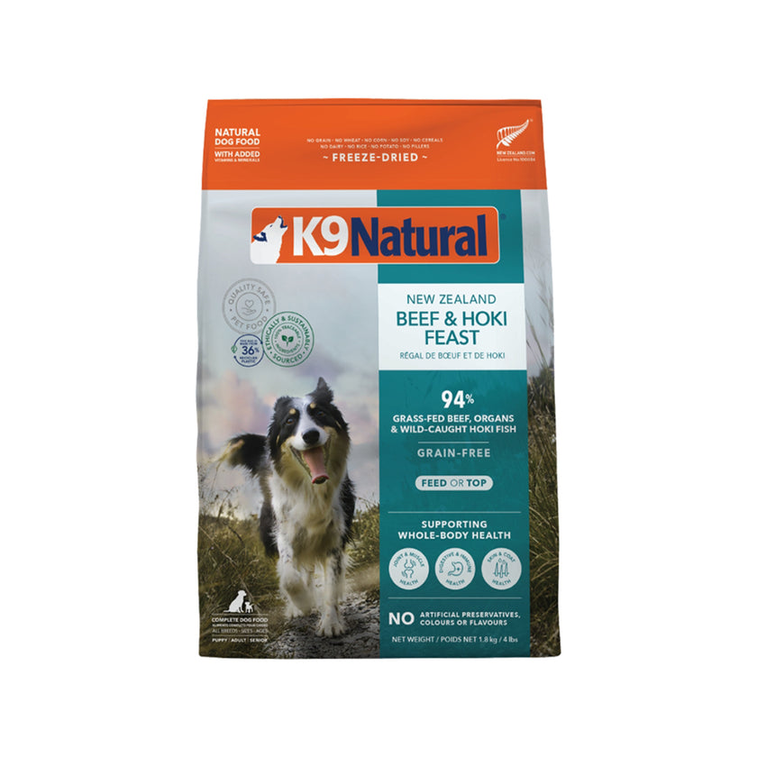 K9 Natural🐶Beef & Hoki Feast Freeze Dried Dog Food