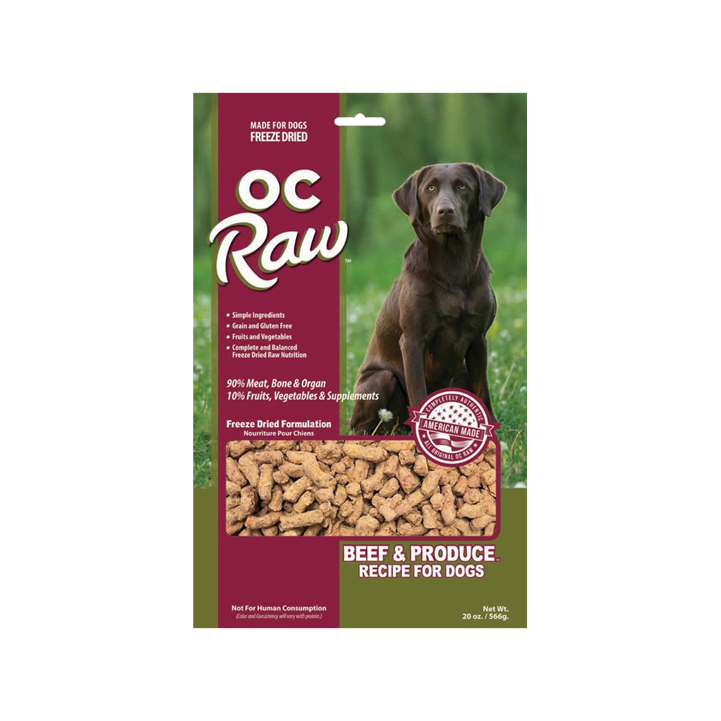 OC RAW🐶Beef Complete Freeze Dried Food