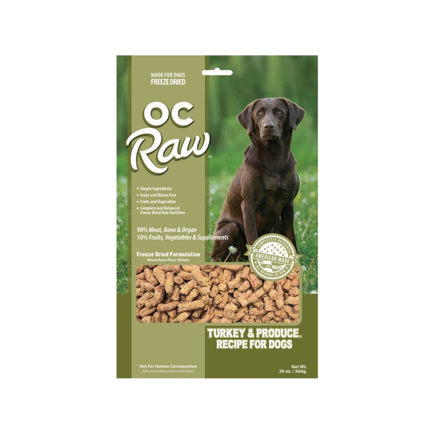 OC RAW🐶Turkey Complete Freeze Dried Food
