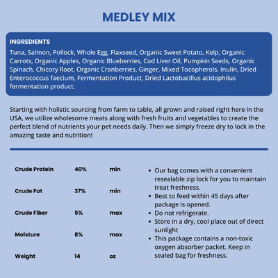 Shepherd Boy Farms🐶Freeze-Dried Raw Food - Fish Medley