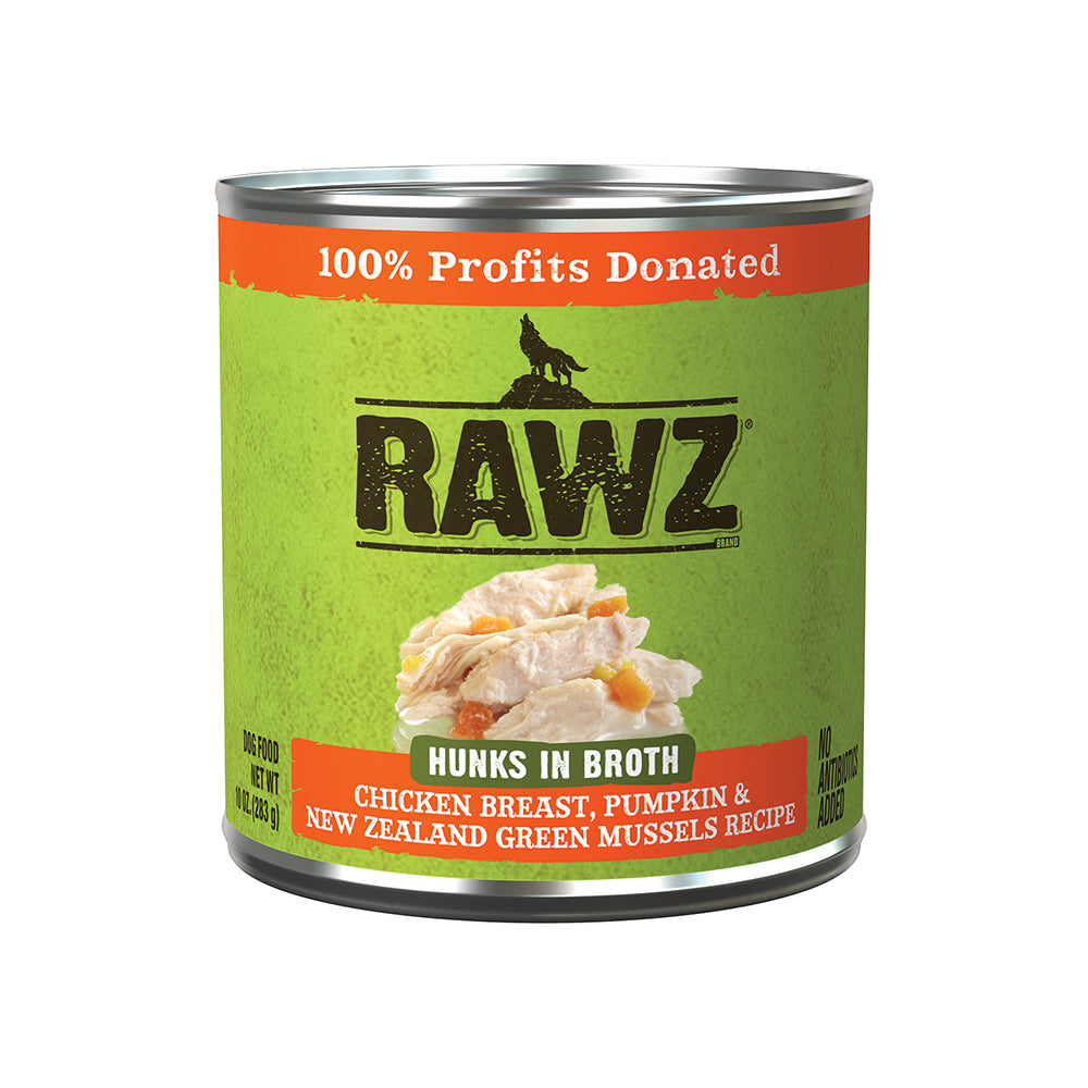 RAWZ🐶Hunks In Broth Dog Wet Food