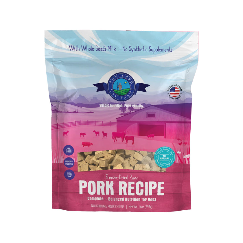Shepherd Boy Farms🐱🐶Freeze-Dried Raw Food - Pork Platter