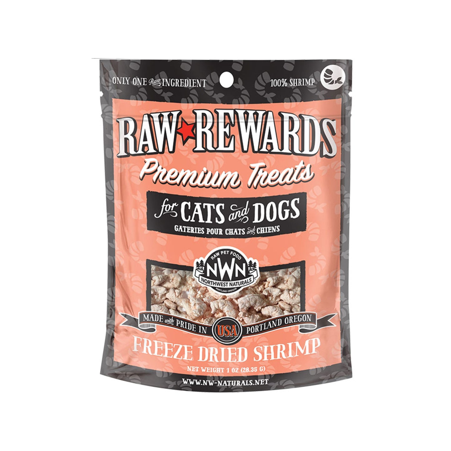 Northwest🐱🐶Freeze Dried Treat Shrimp 1oz