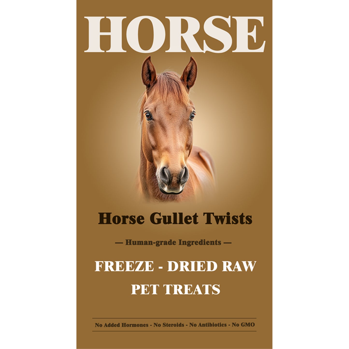 Fredy🐶Freeze Dried Horse Gullet Twists 1.76oz