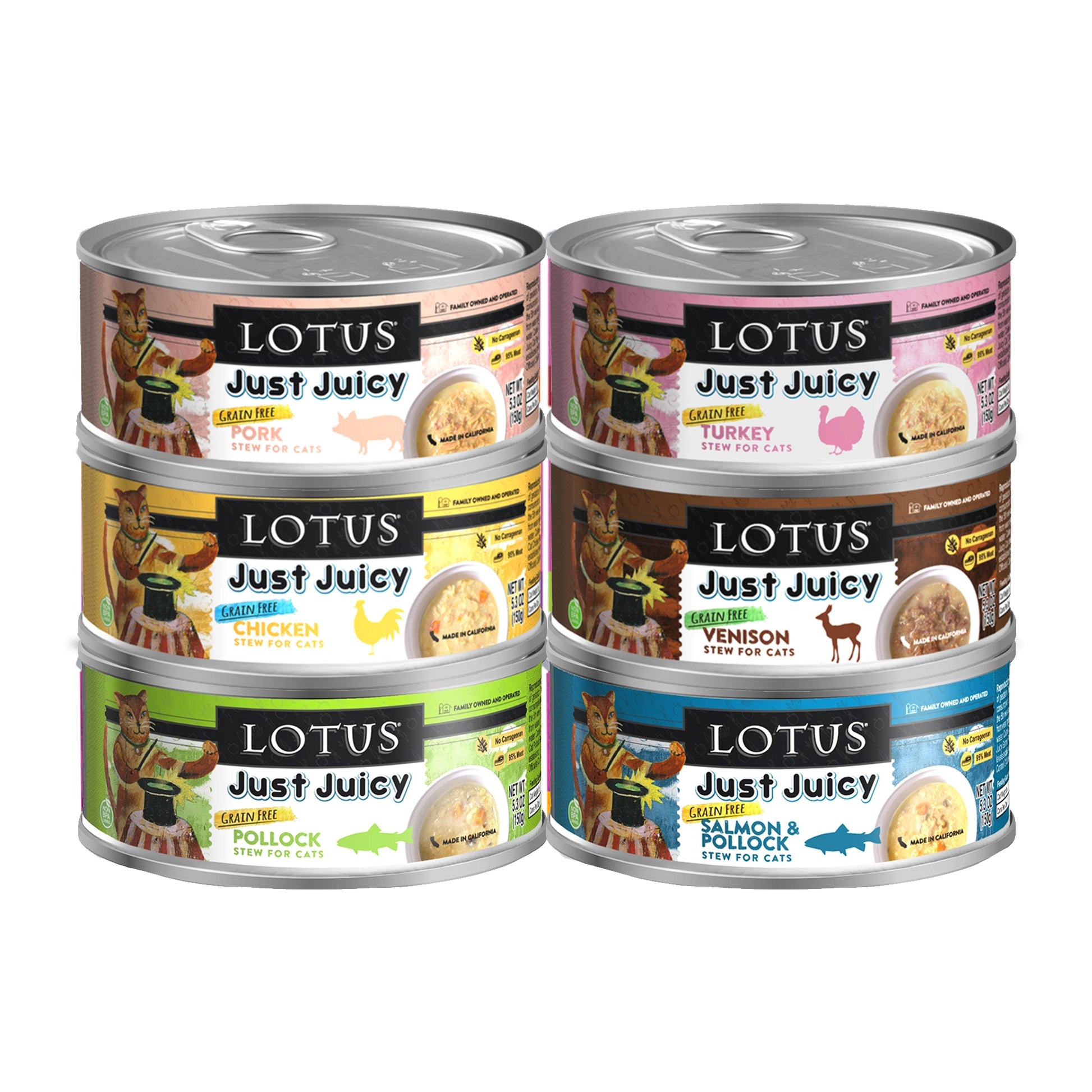 Lotus🐱Just Juicy Stew Grain-Free Canned Food
