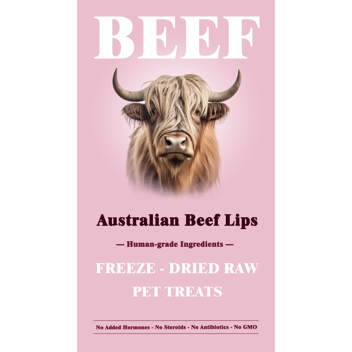 Fredy🐱🐶Freeze Dried Australian Beef Lips 2.8oz