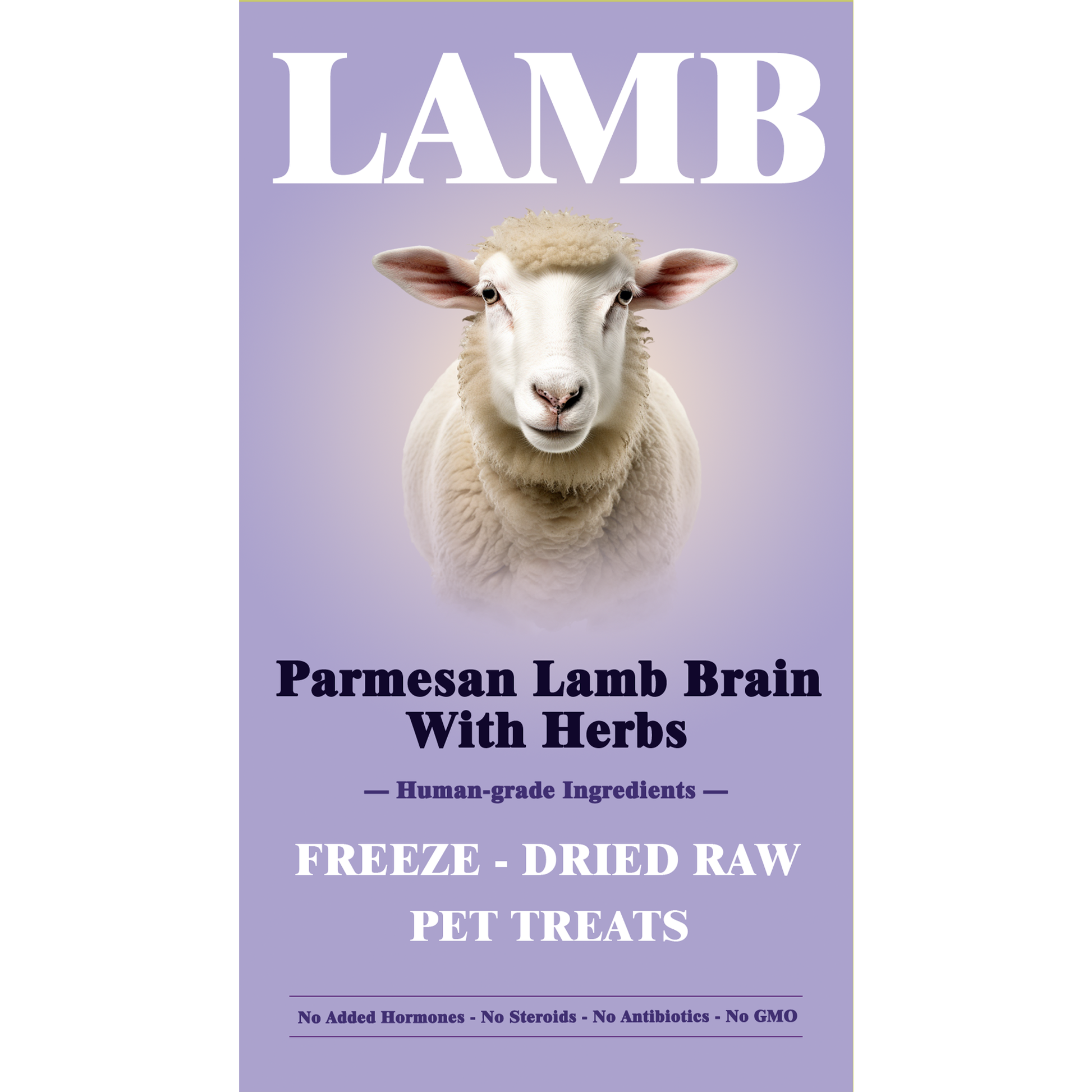 Fredy🐱🐶Freeze Dried Parmesan Cheese Lamb Brain With Herbs 2oz