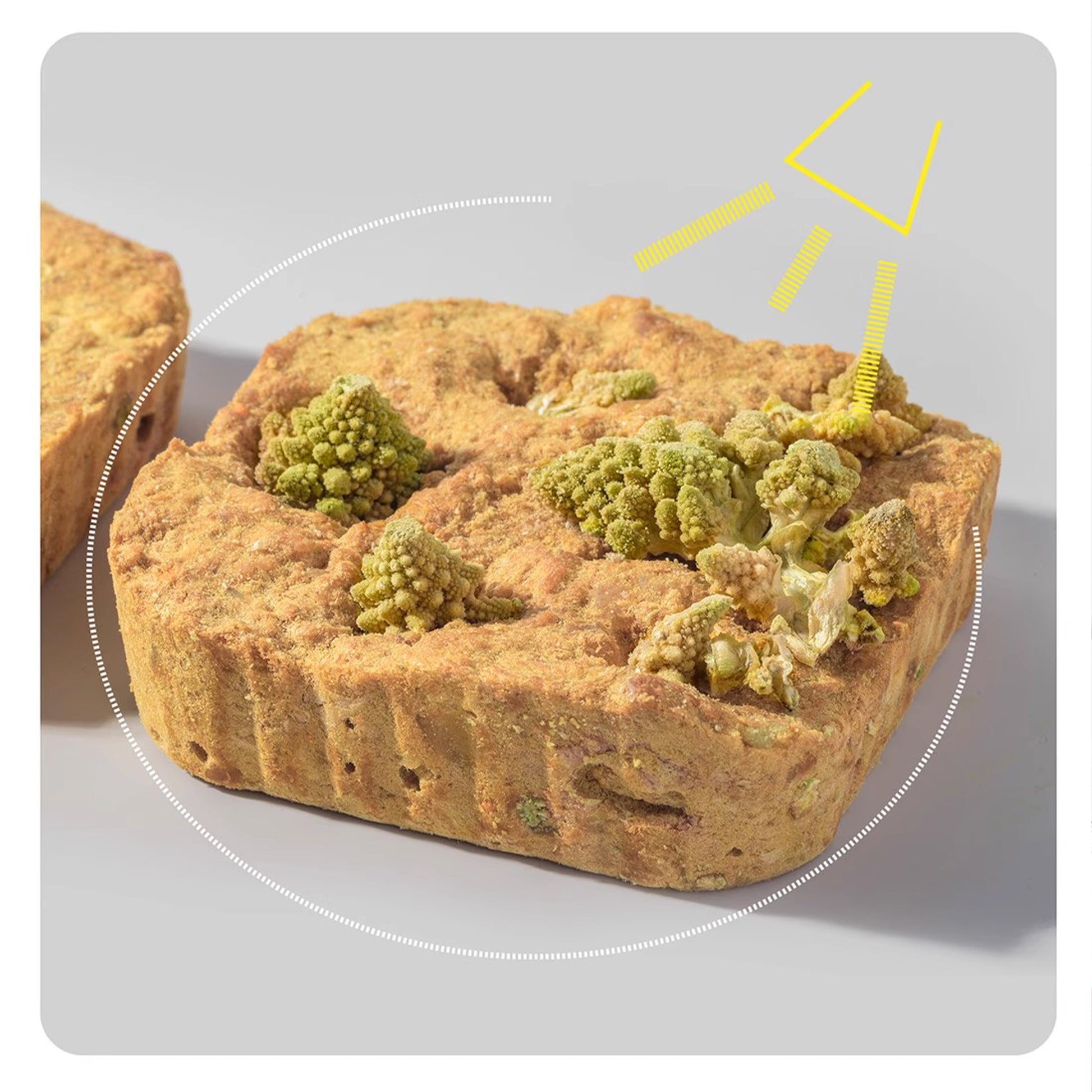 3M5🐱🐶Freeze Dried Scone Wagyu Beef & Romanesco 20g