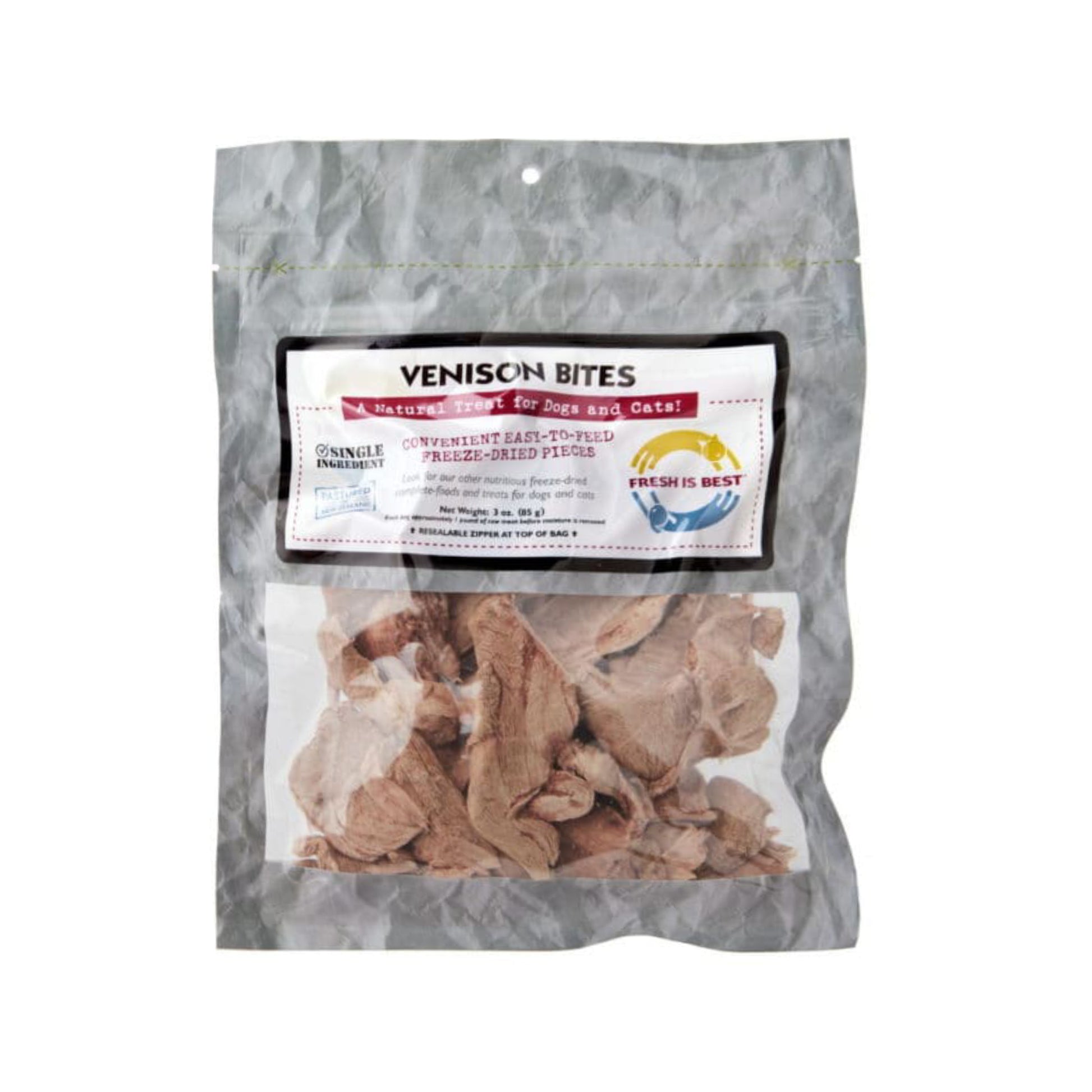 Fresh Is Best🐱🐶Freeze Dried Venison Bites 3oz