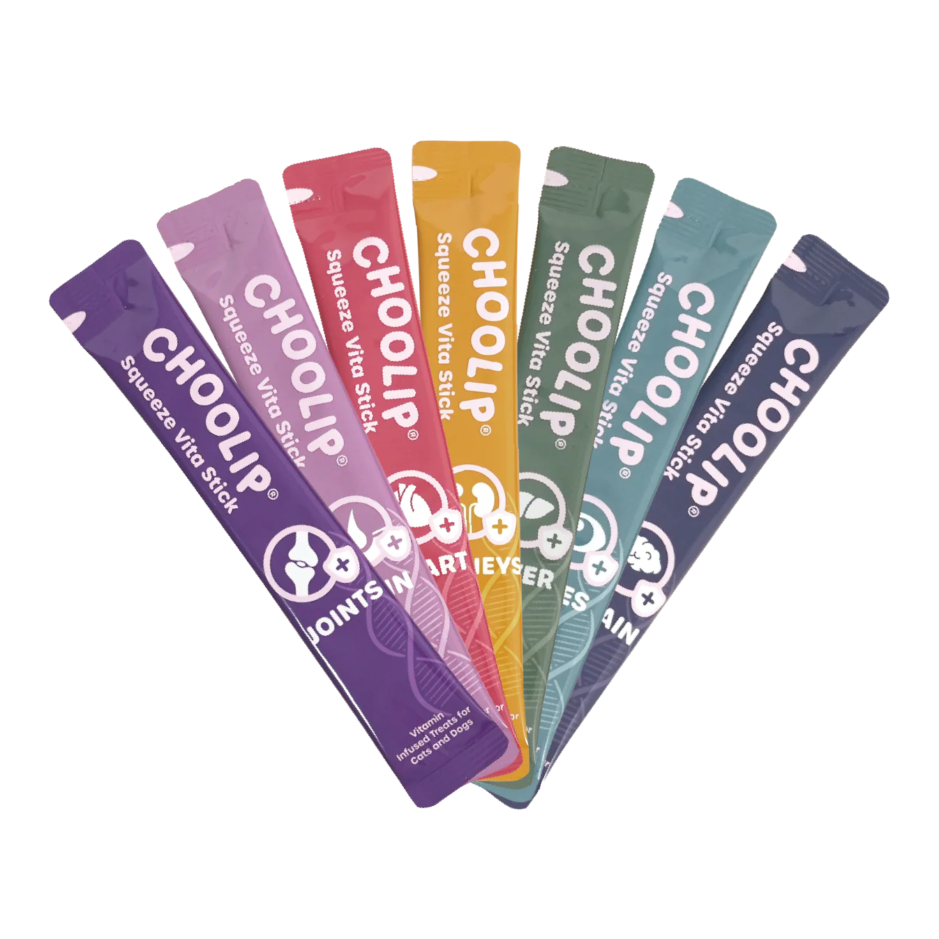 Choolip🐱🐶Squeeze Vita Stick Variety Pouch 7pk