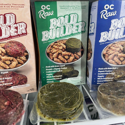 OC RAW🐱🐶Frozen Bold Builders - Jase Mussel 2lb