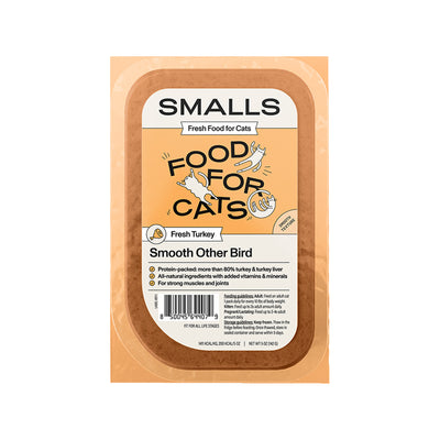 Smalls🐱Frozen Gently Cooked Smooth Pate - Turkey Recipe 5.5oz
