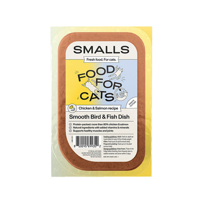 Smalls🐱Frozen Gently Cooked Smooth Pate - Chicken & Salmon Recipe 5.5oz