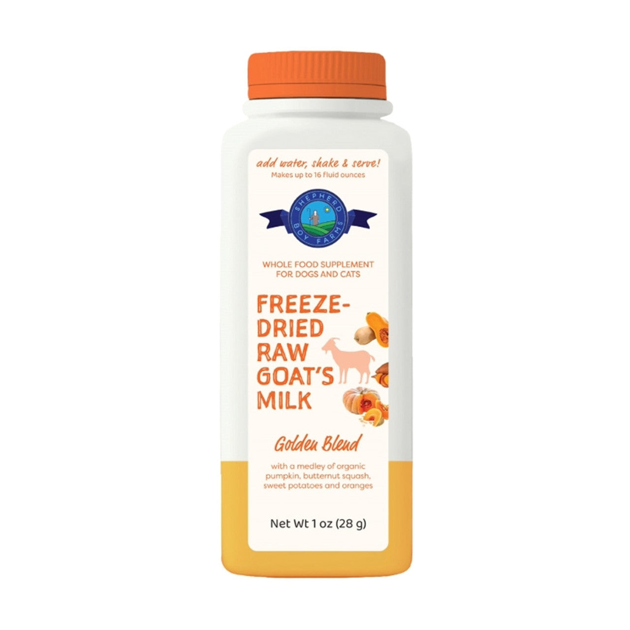 Shepherd Boy Farms🐱🐶Freeze-Dried Raw Goat's Milk - Golden Blend