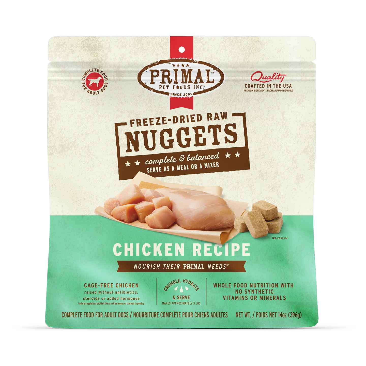 Primal🐶Freeze Dried Raw Nuggets 14oz