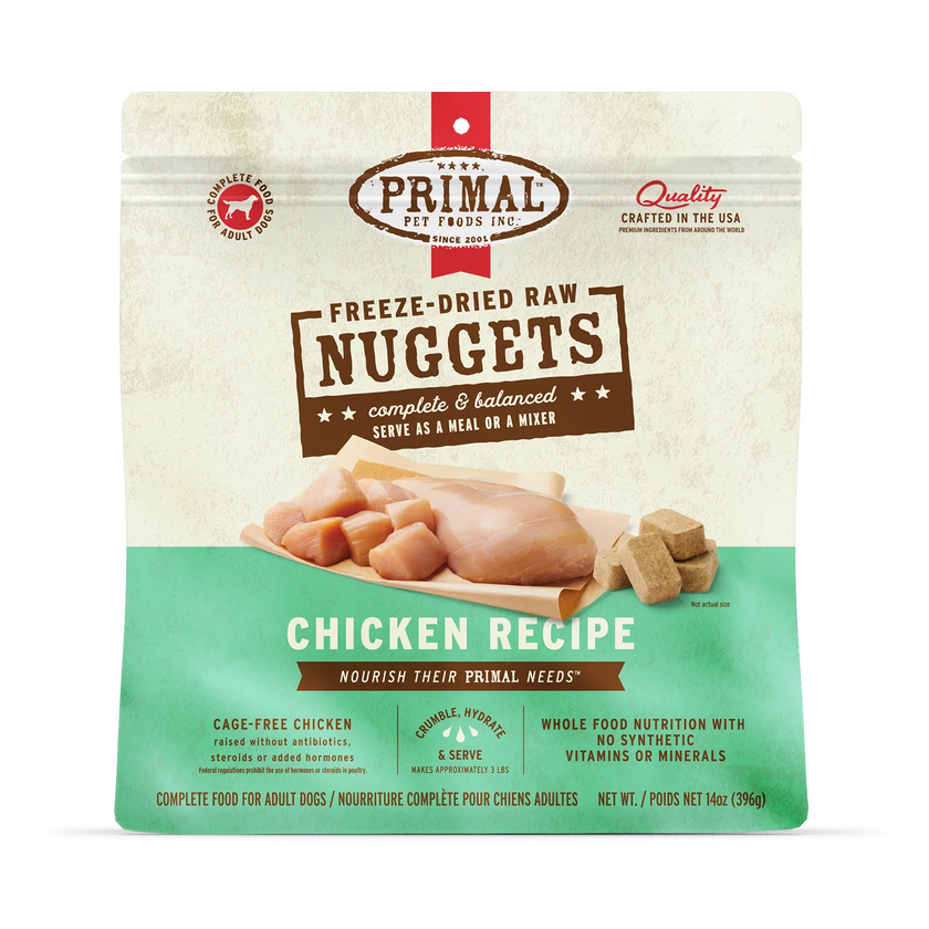 Primal🐶Freeze Dried Raw Nuggets 14oz