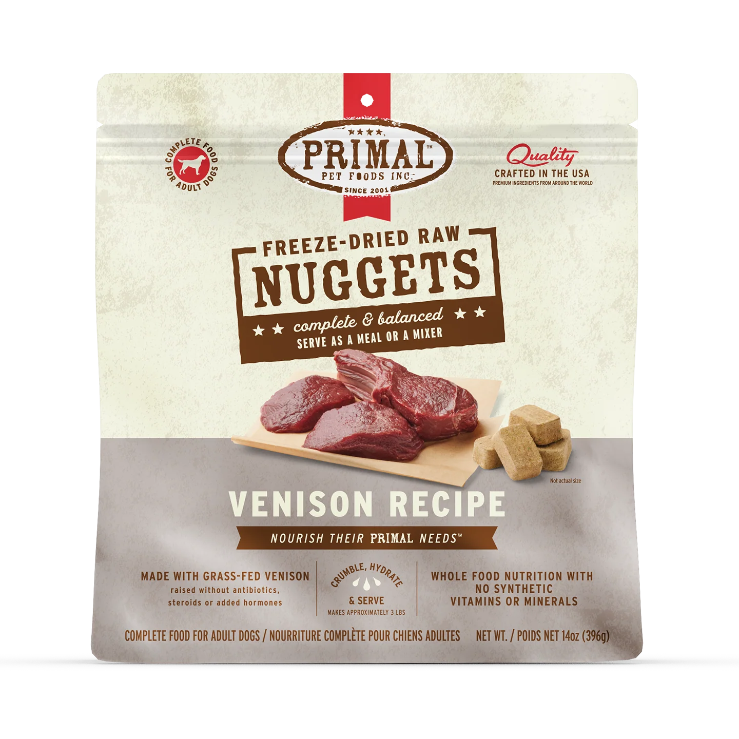 Primal🐶Freeze Dried Raw Nuggets 14oz
