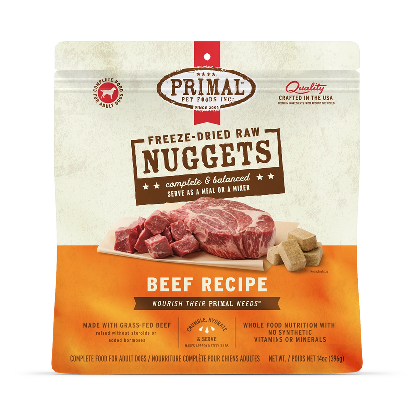 Primal🐶Freeze Dried Raw Nuggets 14oz