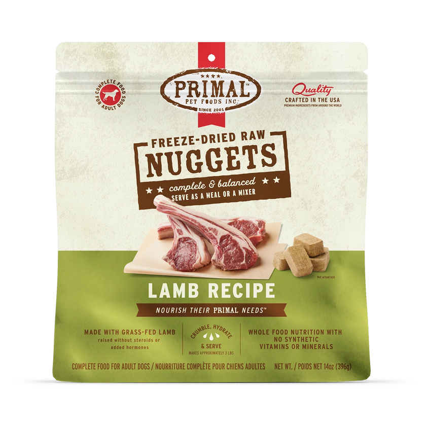 Primal🐶Freeze Dried Raw Nuggets 14oz