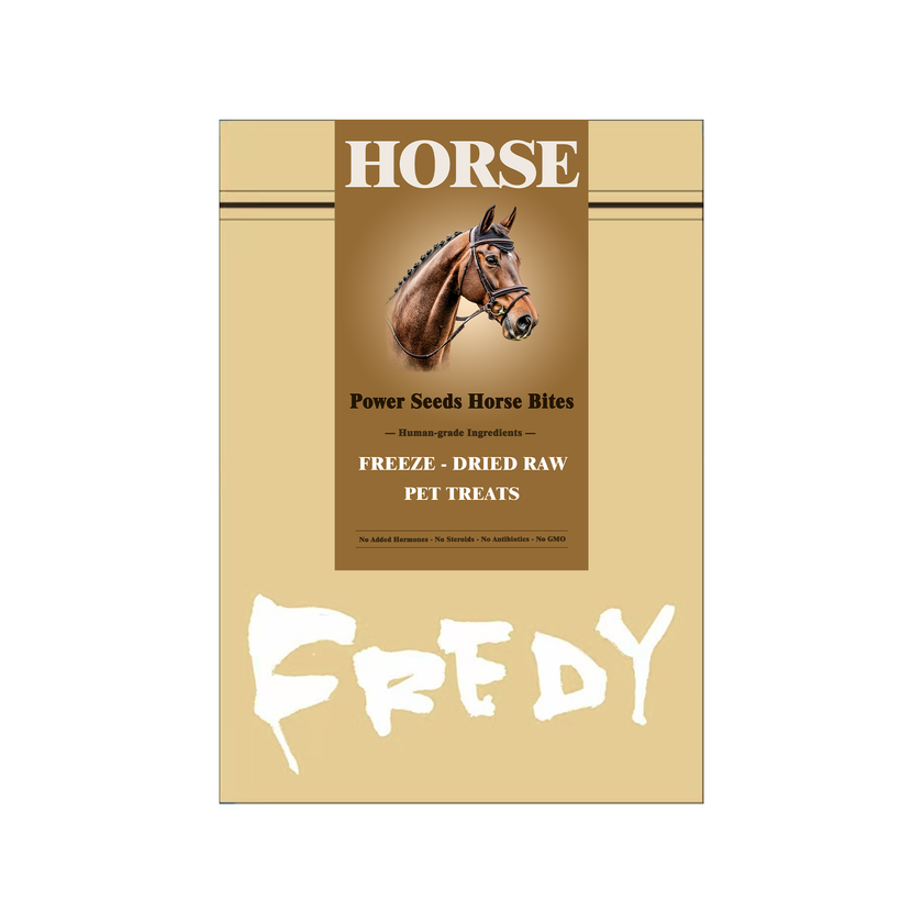 Fredy🐱🐶Freeze Dried Power Seeds Horse Bites 2oz