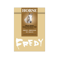 Fredy🐱🐶Freeze Dried Sliced Whole Grass-Fed Horse Tail 9oz