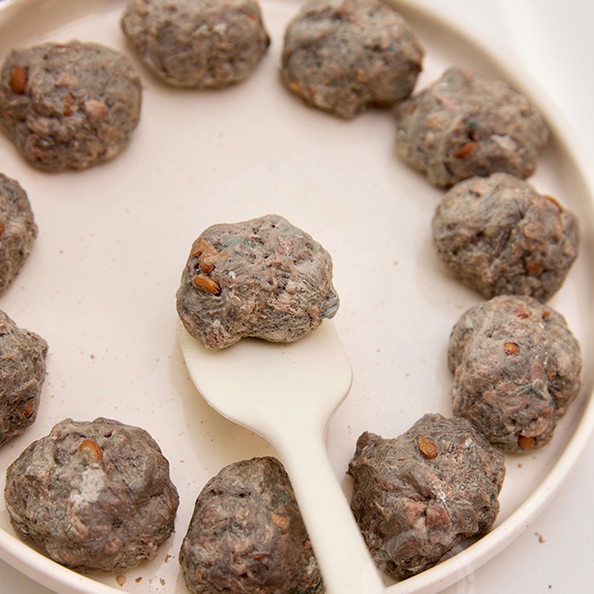 Fredy🐱🐶Freeze Dried Duck Natto Algae Meatball 2.6oz