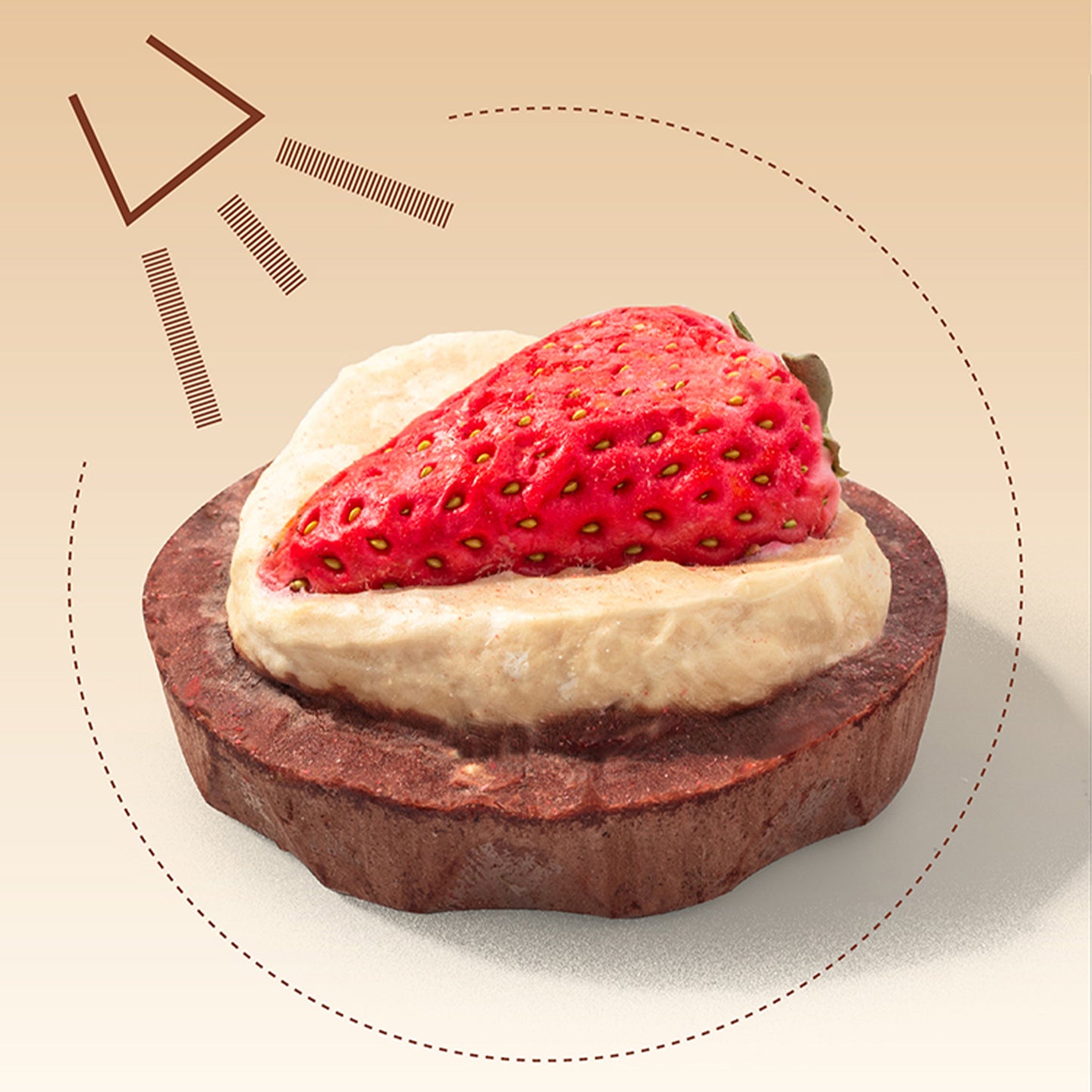 3M5🐱🐶Freeze Dried Chicken & Strawberry Cake 18g