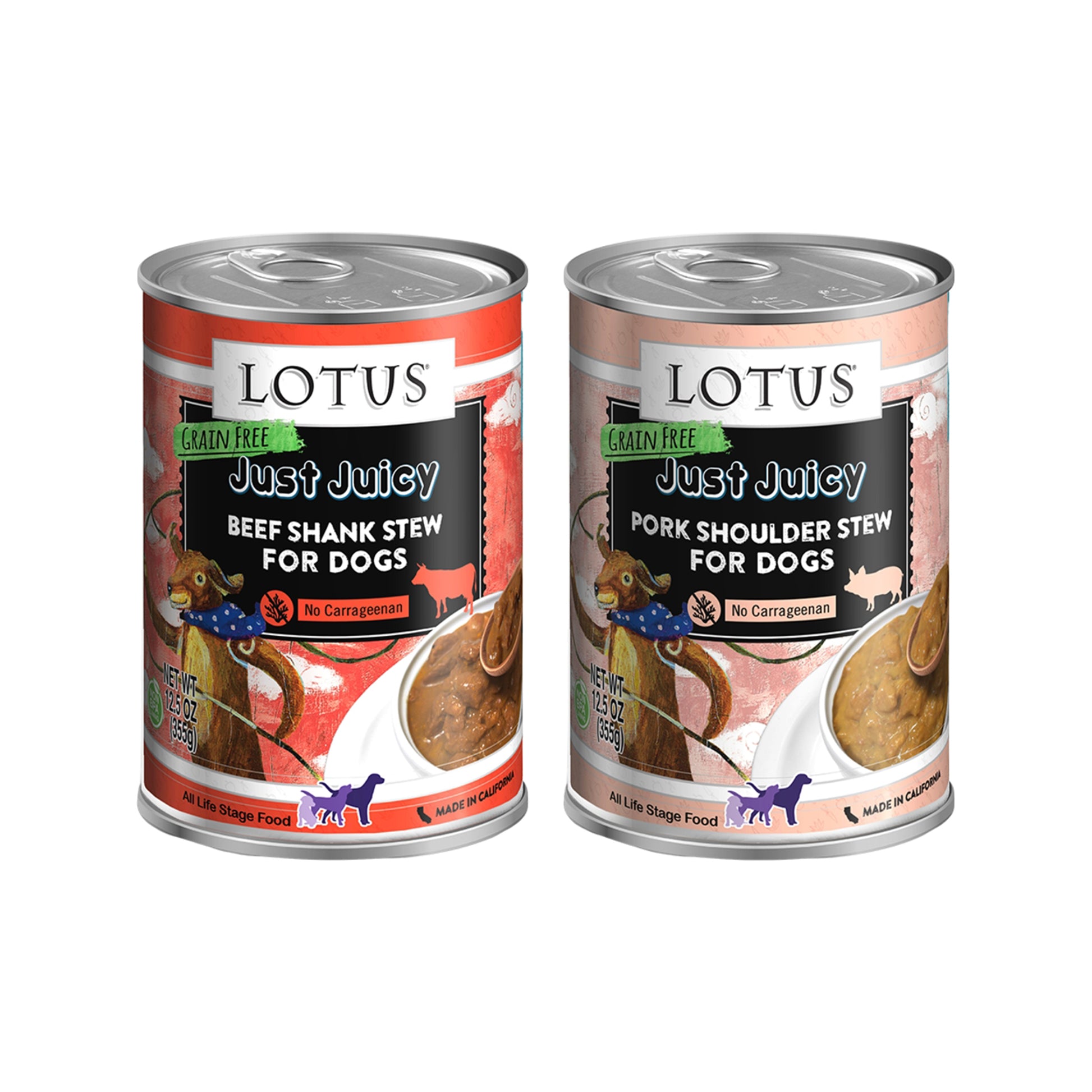 Lotus🐶Grain Free Just Juicy Wet Food 12.5oz