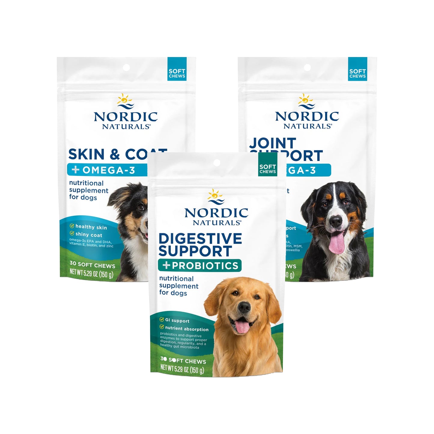 Nordic Pet🐶Omega-3 Funcational Soft Chews Supplement 150g