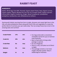 Shepherd Boy Farms🐱🐶Freeze-Dried Raw Food - Rabbit Feast 14oz