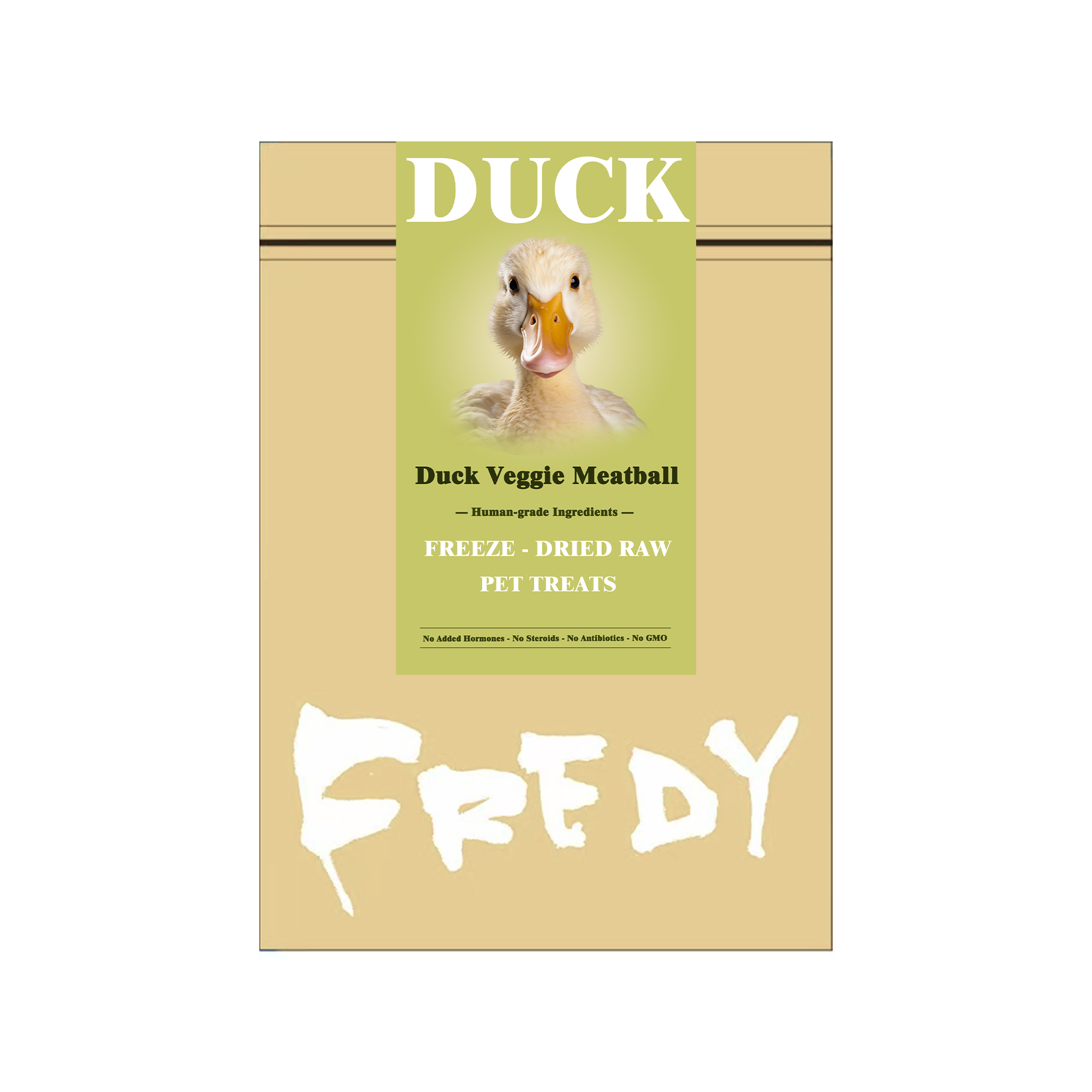 Fredy🐱🐶Freeze Dried Duck Veggie Meatball 3.2oz