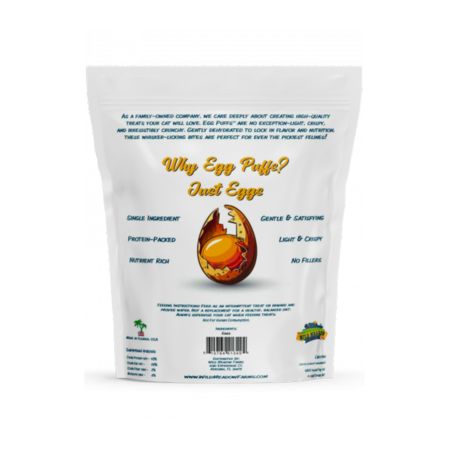 Wild Meadow🐱Egg Puffs Just Eggs 1oz