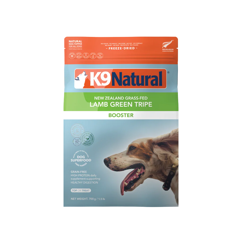 K9 Natural🐶Lamb Green Tripe Freeze Dried Booster