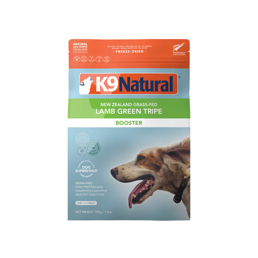 K9 Natural🐶Lamb Green Tripe Freeze Dried Booster