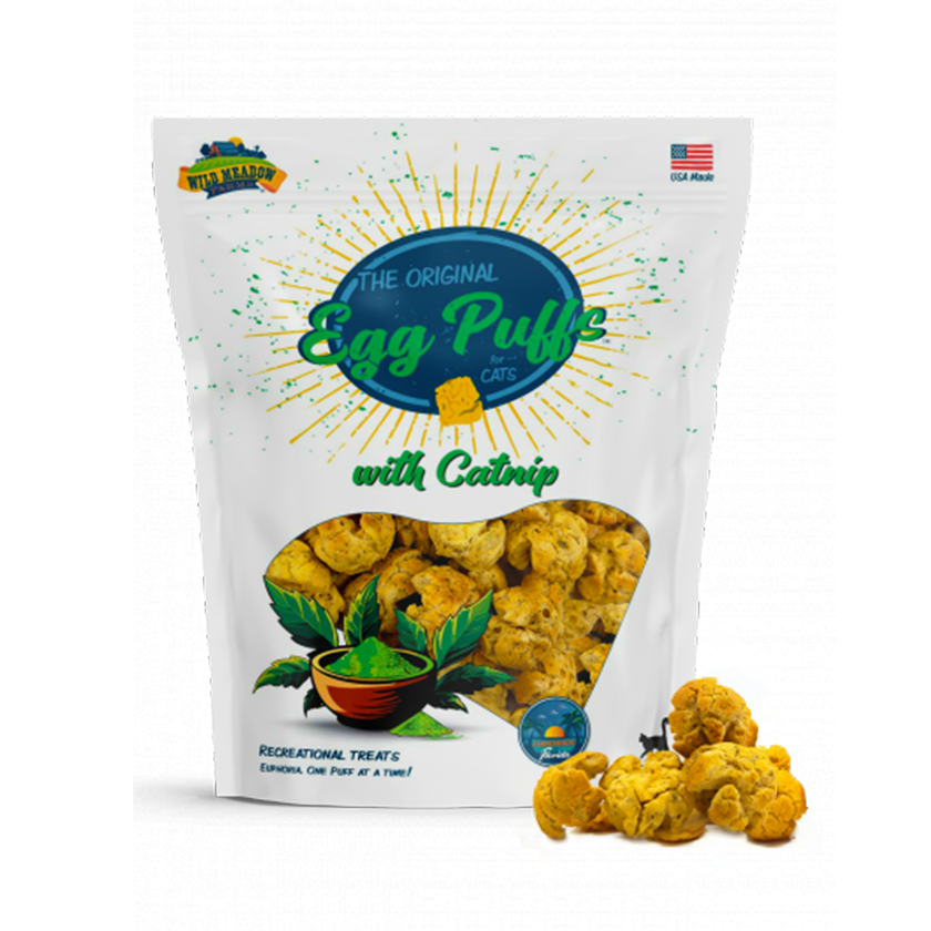 Wild Meadow🐱Egg Puffs Catnip 1oz