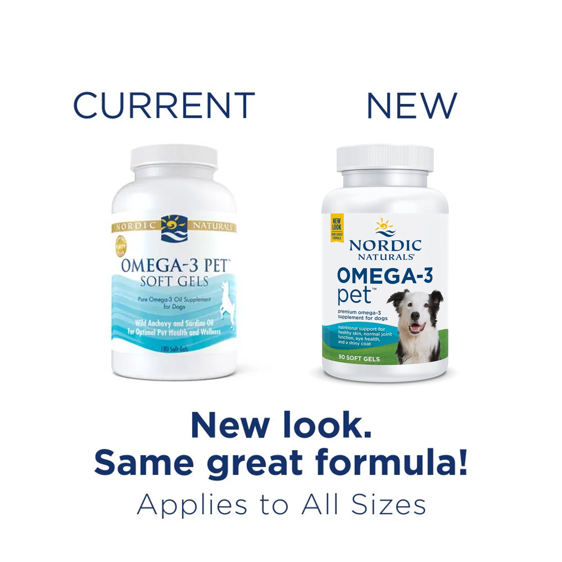 Nordic Pet🐱🐶Premium Omega-3 Soft Gels Supplement