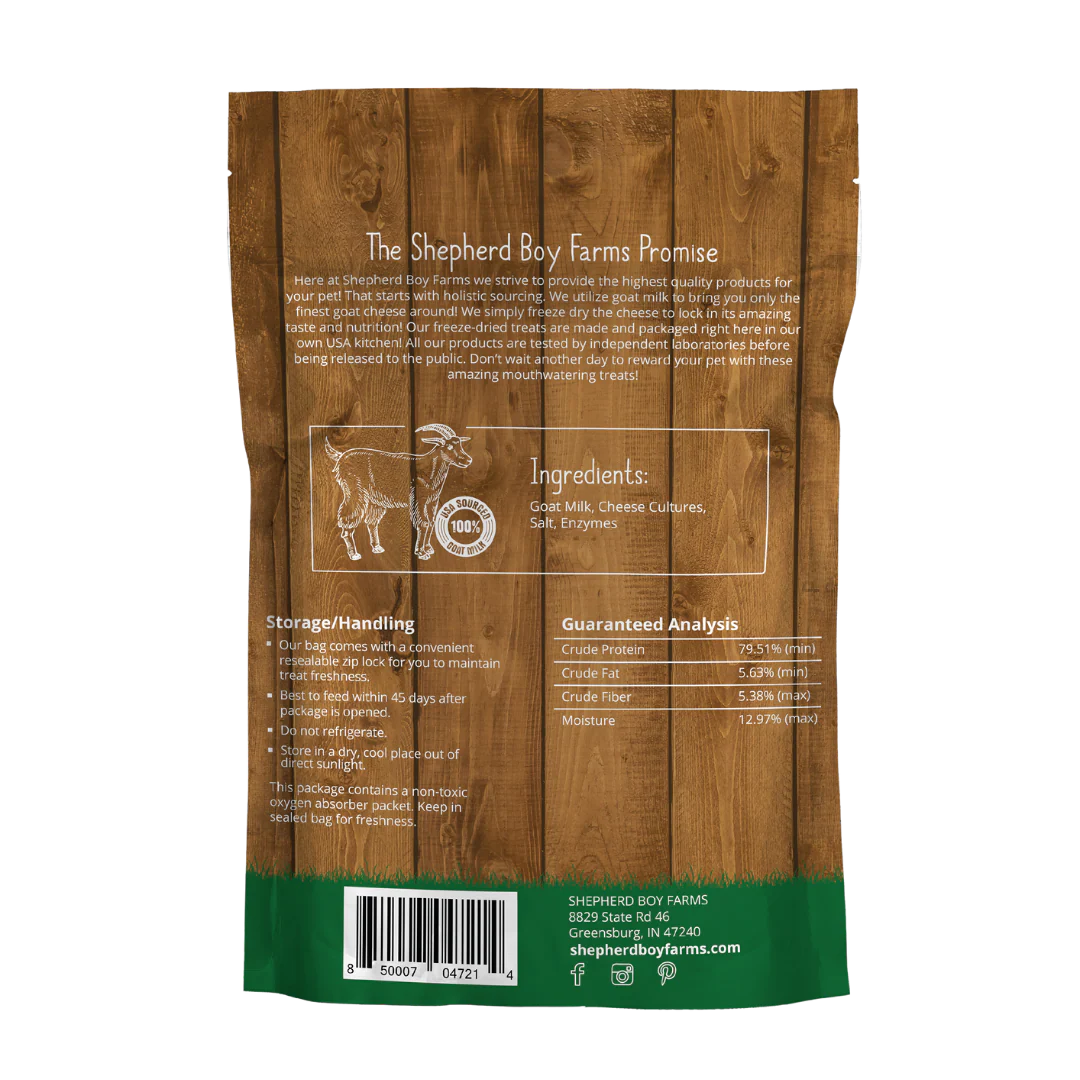 Shepherd Boy Farms🐱🐶Freeze Dried Raw Goat Cheese