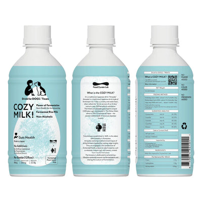 Food Curate Lab🐶Cozy Milk Guts Health Non-Alcoholic 12oz