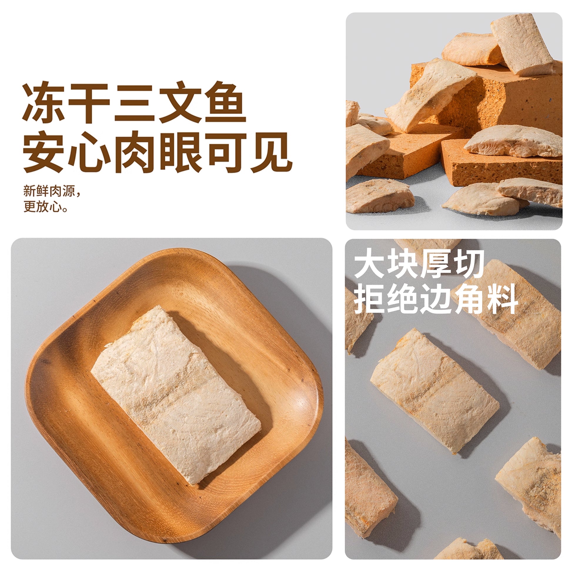 3M5🐱🐶Freeze Dried Salmon Fillet 100g