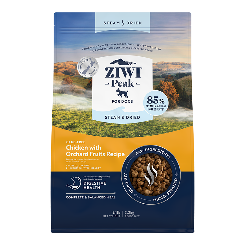 ZIWI🐶Steam & Dried Chicken with Orchard Fruits Recipe