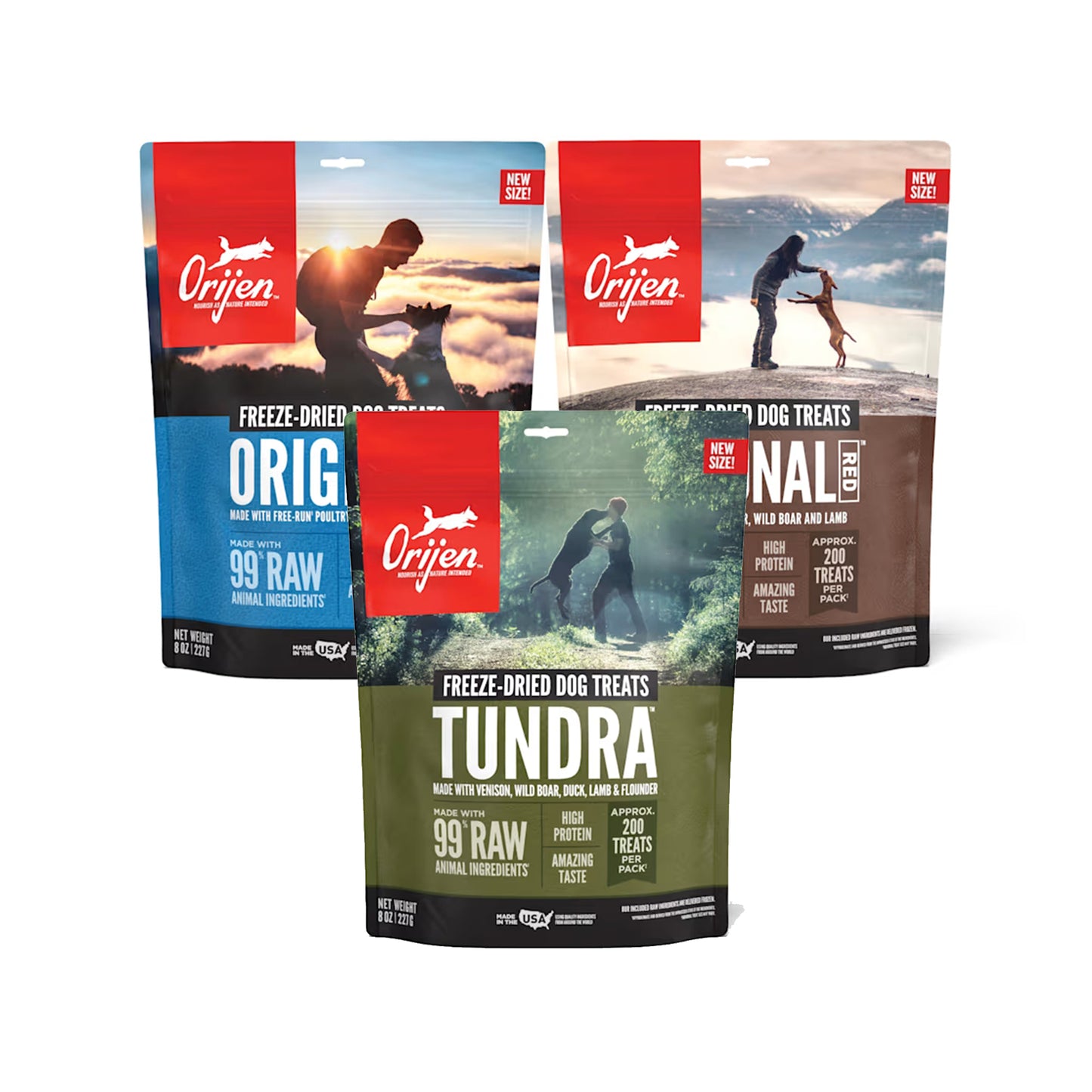 Origen🐶Grain Free High Protein Freeze Dried Treats 8oz