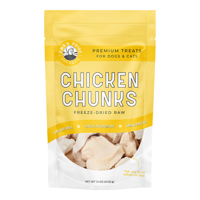 Oma's Pride🐱🐶Freeze Dried Chicken Treats 1.5oz
