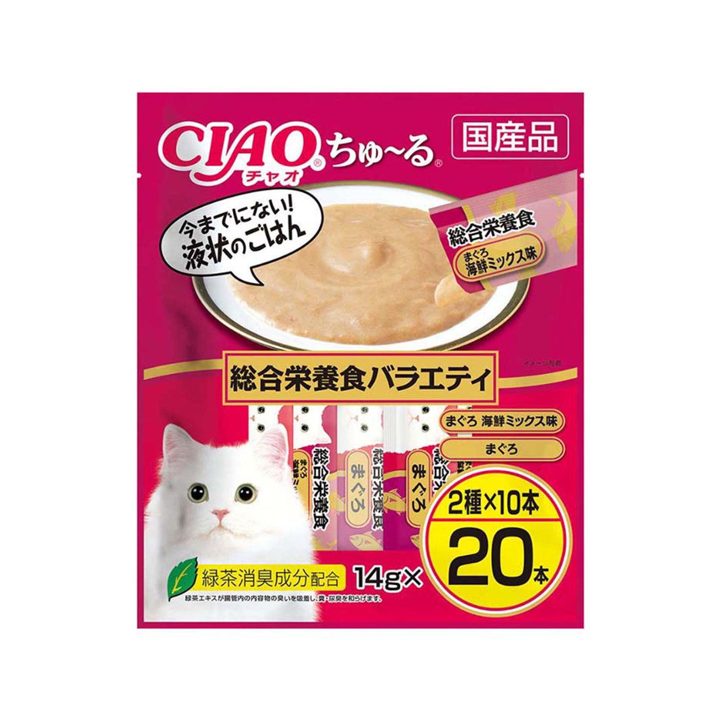 CIAO🐱Puree Churu Balanced Nutrition 20pc