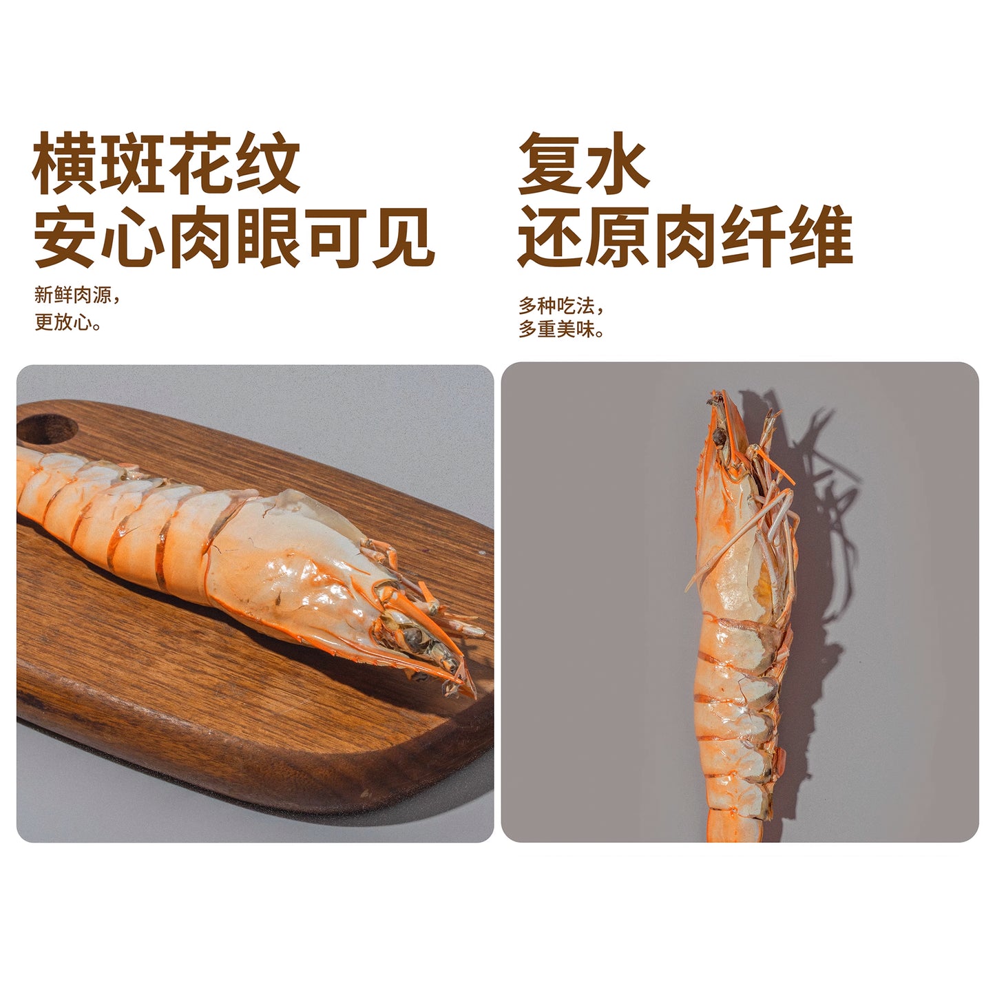 3M5🐱🐶Freeze Dried Whole Tiger Prawn 20g