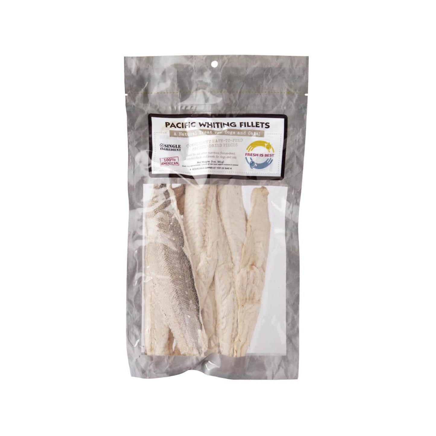 Fresh Is Best🐱🐶Freeze Dried Pacific Whiting Fillets 3oz